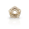 Dotted Swirl Pure Brass Toe Ring