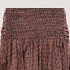 Brown flower of life print 2-in-1 skirt dress designed by OMishka