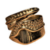 Pure Brass Olive Branch Wrap Ring