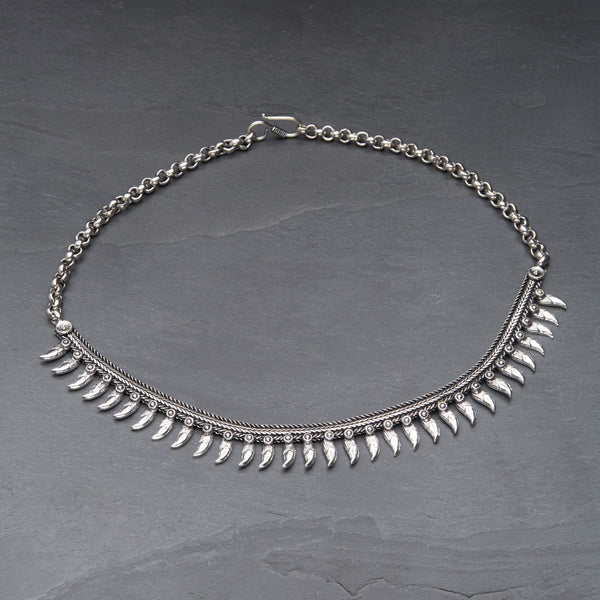 専用【新品未使用】narrow hook chain choker silver narrow hook chain choker silver | magnolia