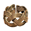 Pure Brass Fern Leaf Wrap Ring
