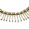 Spiked Pure Brass Snake Chain Collar Necklace
