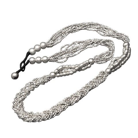 Silver Chakra Balancing Drop Necklace