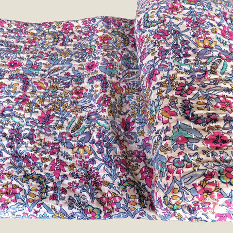 Purple Spotty Kantha Bed Cover & Throw - 26