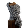 Red Bamboo Blanket Scarf - 06