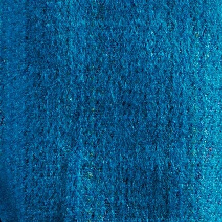 Soft Woven Bamboo Kantha Stitched Large Blue Shawl - 22