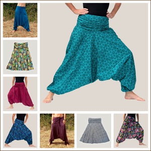 Artisan handmade, sustainable and vegan comfort clothing collection designed by OMishka.