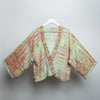 Abstract Aqua Teal Kimono Jacket