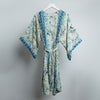 Blue Vanilla Spice Midi Kimono