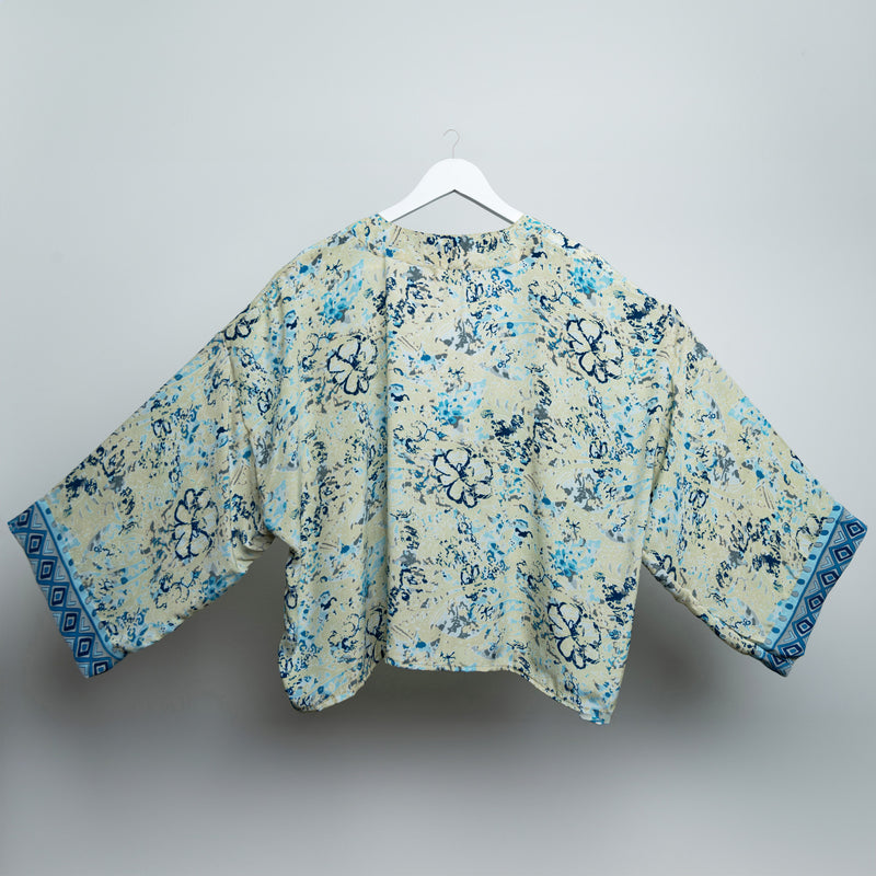 Blue Vanilla Spice Kimono Jacket