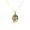 Brass Buddha head pendant