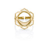 Third Eye Chakra Pure Brass Ring