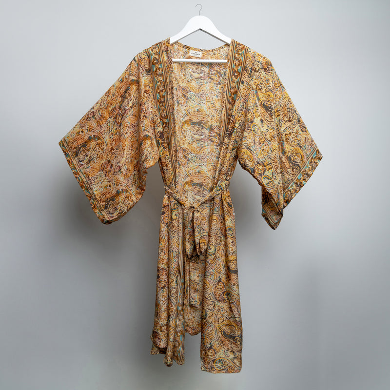 Terracotta Sylva Midi Kimono