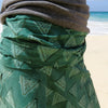 Tree Fern - Green Block Print Skirt Dress