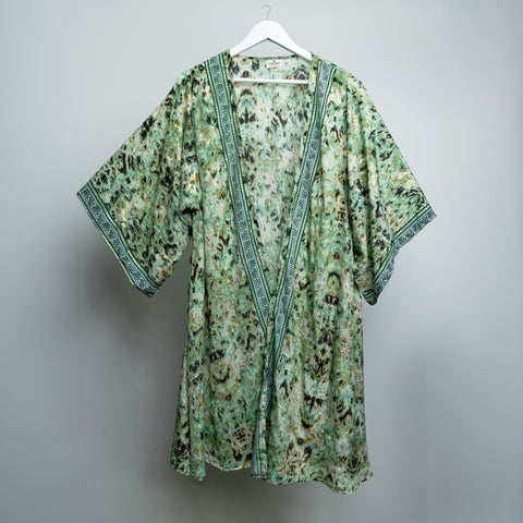 Sea Moss Gold Kimono Jacket