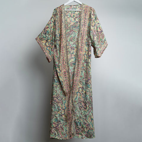 Sea Moss Gold Maxi Kimono