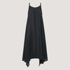 Black Ditsy Floral Silk 2-in-1 Skirt Dress
