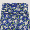 Blue and natural ecru floral A-line skirt 2-in-1 dress designed by OMishka