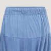 Light blue super-soft jersey bamboo harem trousers designed by OMishka