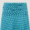 Blue lotus flower A-line skirt 2-in-1 dress designed by OMishka
