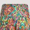 Green mix floral print 2-in-1 harem pants jumpsuit designed by OMishka