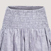 Grey geometric print 2-in-1 harem pants jumpsuit designed by OMishka