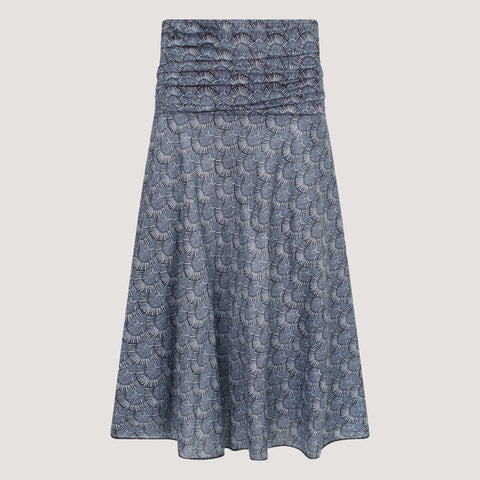 Blue Flower of Life 2-in-1 Skirt Dress