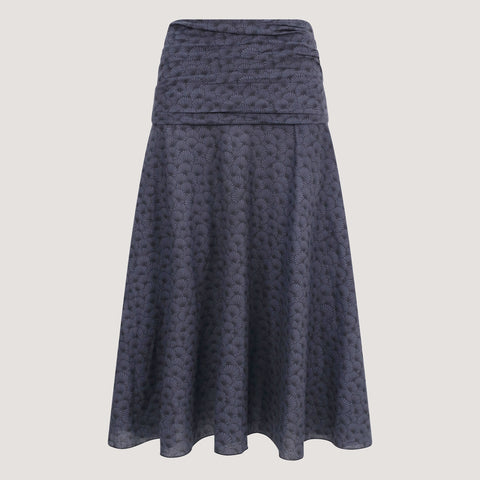 Blue Flower of Life 2-in-1 Skirt Dress