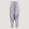 Light grey super-soft bamboo harem pants designed by OMishka