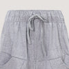 Light grey super-soft bamboo harem trousers designed by OMishka