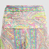 Pastel floral print, double layered, recycled Indian sari silk skirt 2-in-1 dress designed by OMishka