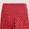Pink lotus flower print 2-in-1 harem pants jumpsuit designed by OMishka