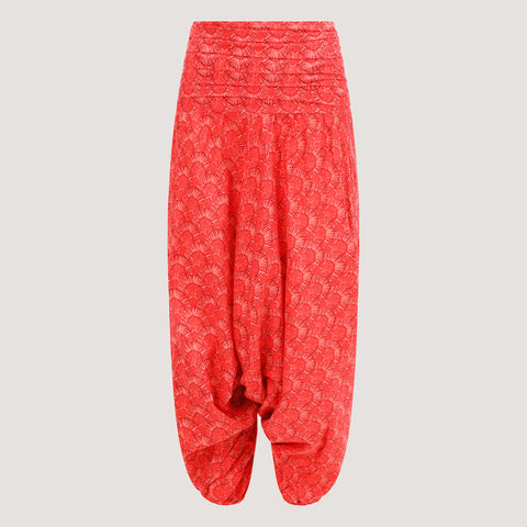 Retro Mandala Harem Trousers 2-in-1 Jumpsuit