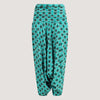 Green Geo Print Harem Trousers 2-in-1 Jumpsuit