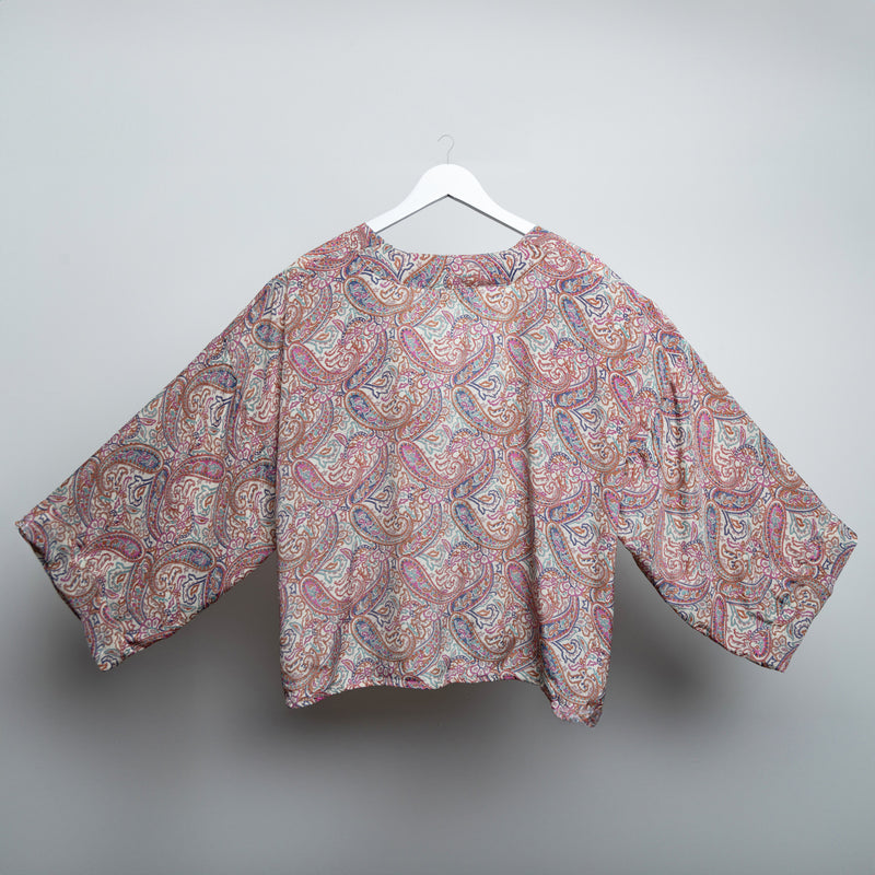 Pink Paisley Kimono Jacket