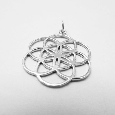 Silver Flower of Life Pendant