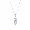 Solid silver Gyan Mudra hand pendant.