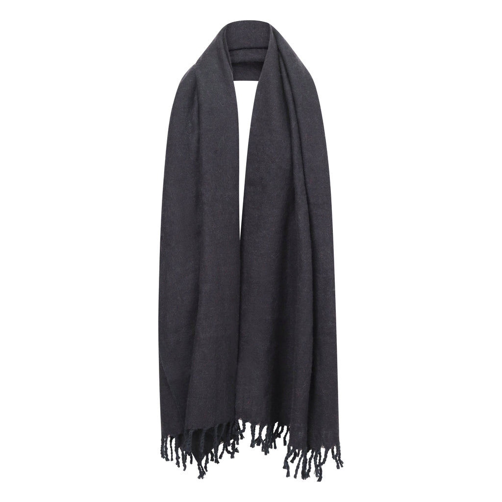 The Recycled Bottle Blanket Scarf - Black