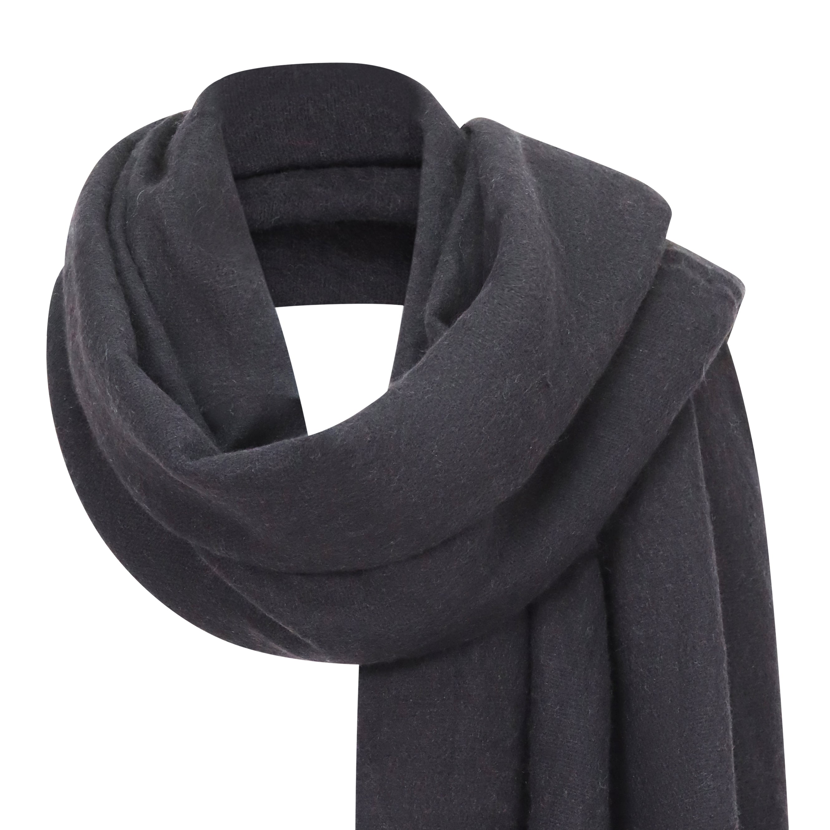 The Recycled Bottle Blanket Scarf in Black Designed by OMishka