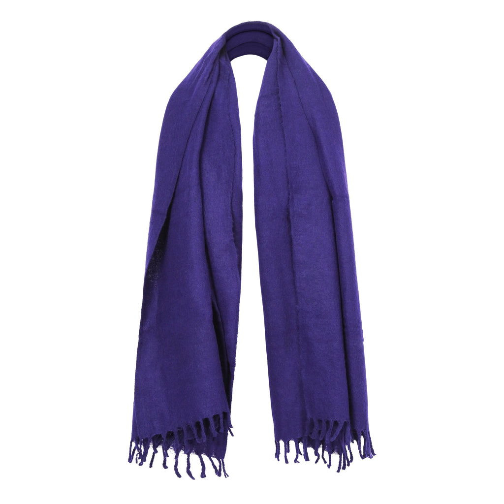 The Recycled Bottle Blanket Scarf - Navy Blue