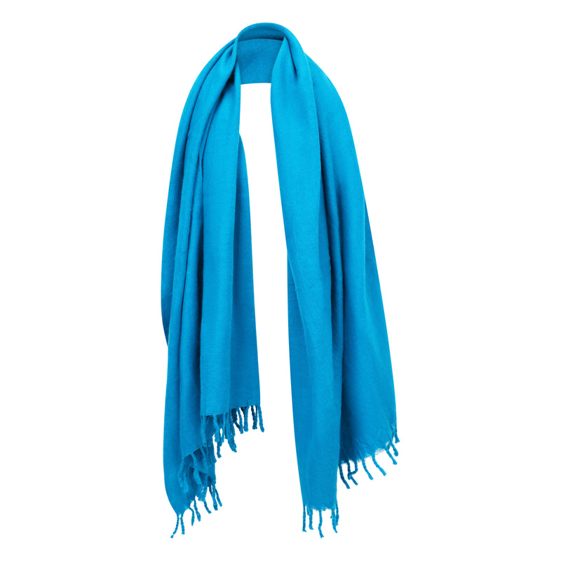 The Recycled Bottle Blanket Scarf - Turquoise