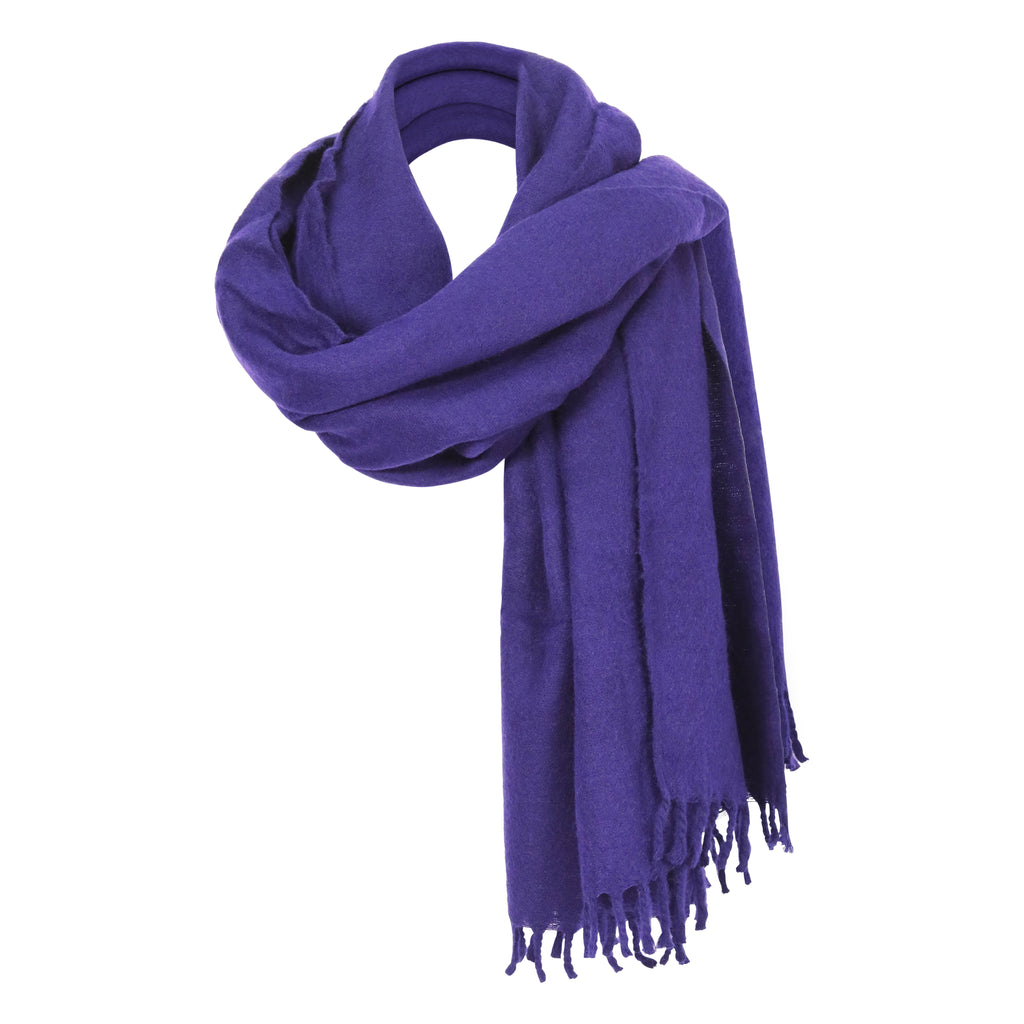 The Recycled Bottle Blanket Scarf - Navy Blue