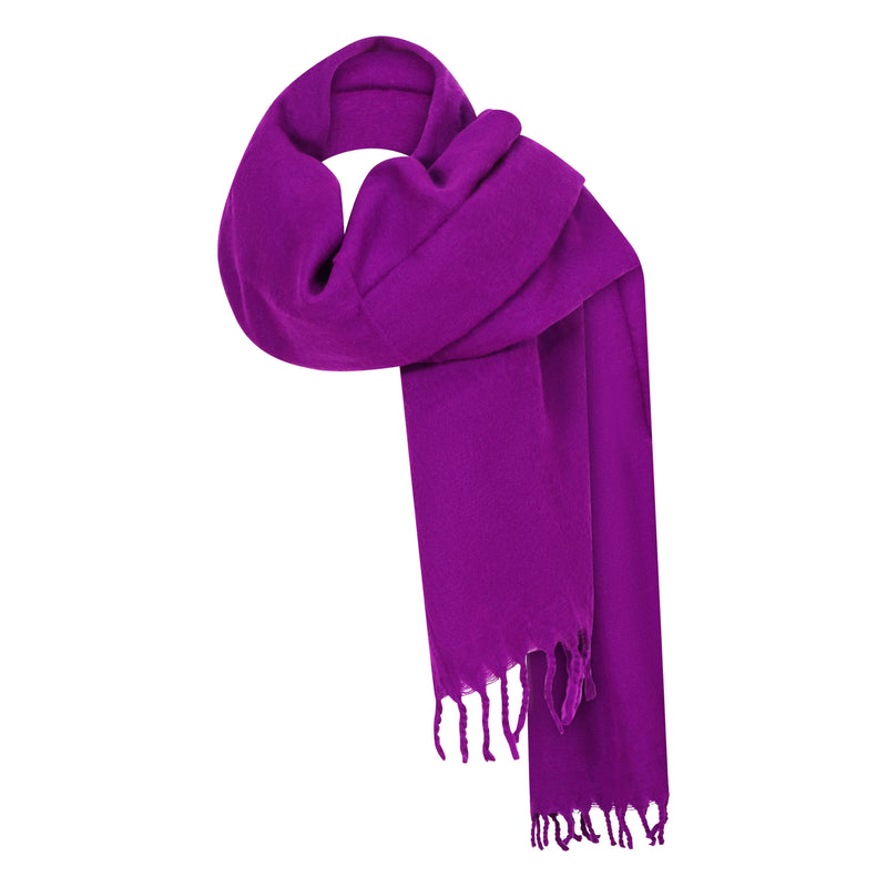 The Recycled Bottle Blanket Scarf - Purple