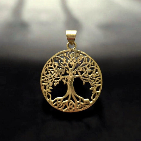 Pure Brass Seed of Life Pendant
