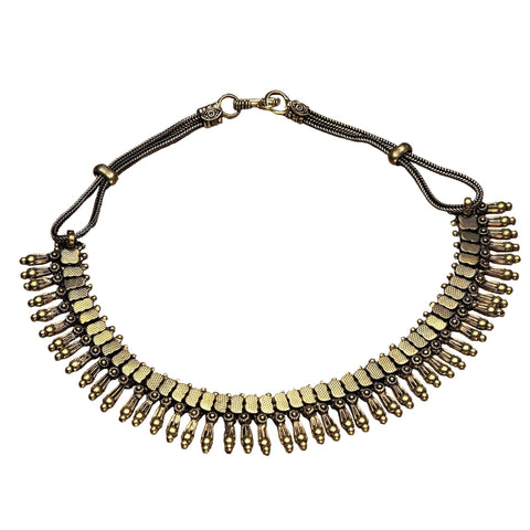 Chunky Tribal Pure Brass Anklet