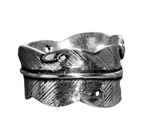 Silver Laurel Leaf Wrap Ring