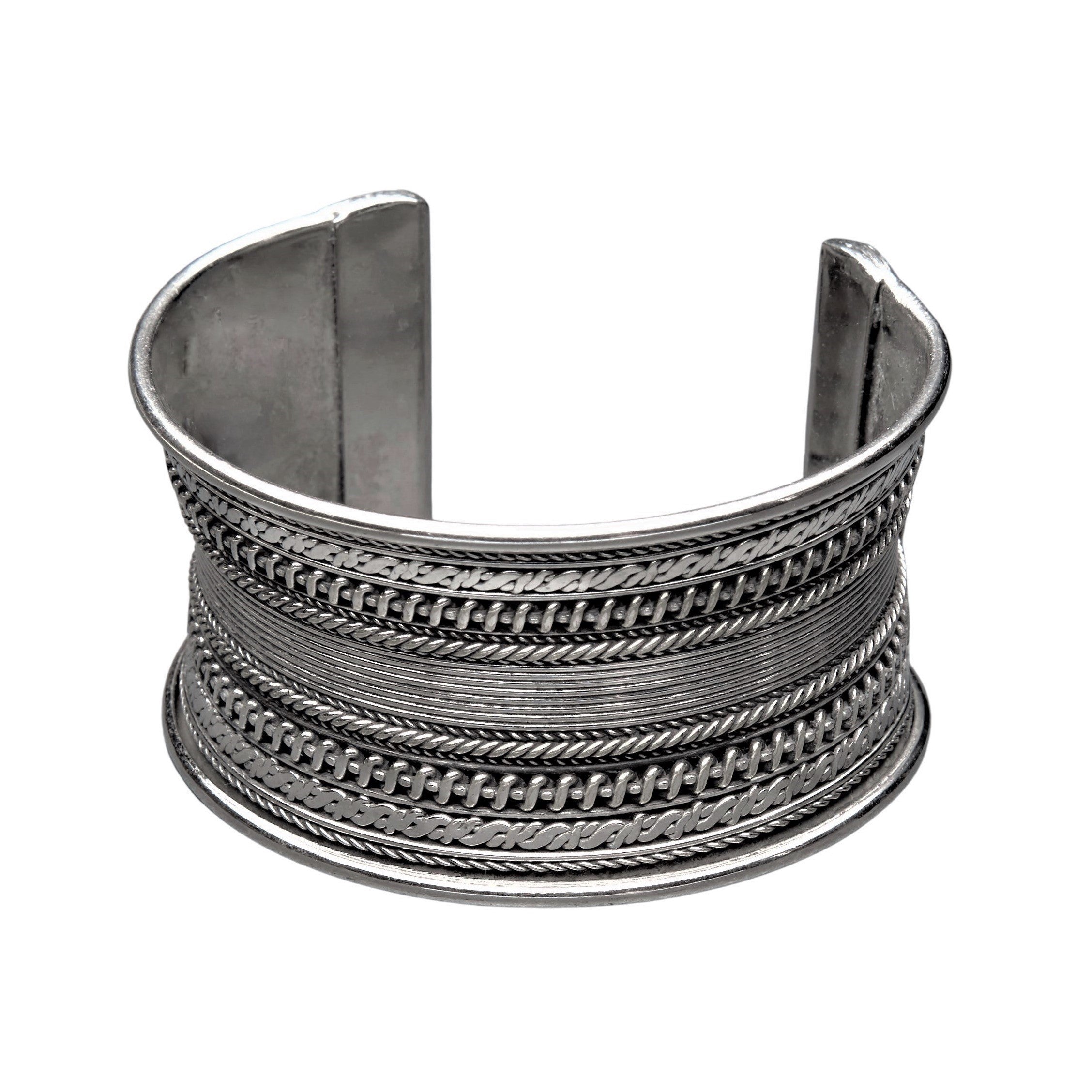 ヴィンテージ！Silver Rope Wavy Cuff ブレスレット ヴィンテージ！Silver Rope Wavy Cuff ブレスレット