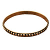 Dotted Pure Brass Bangle Bracelet