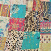 Recycled Patchwork Kantha Bed Cover & Throw - 07
