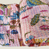 Recycled Patchwork Kantha Bed Cover & Throw - 05
